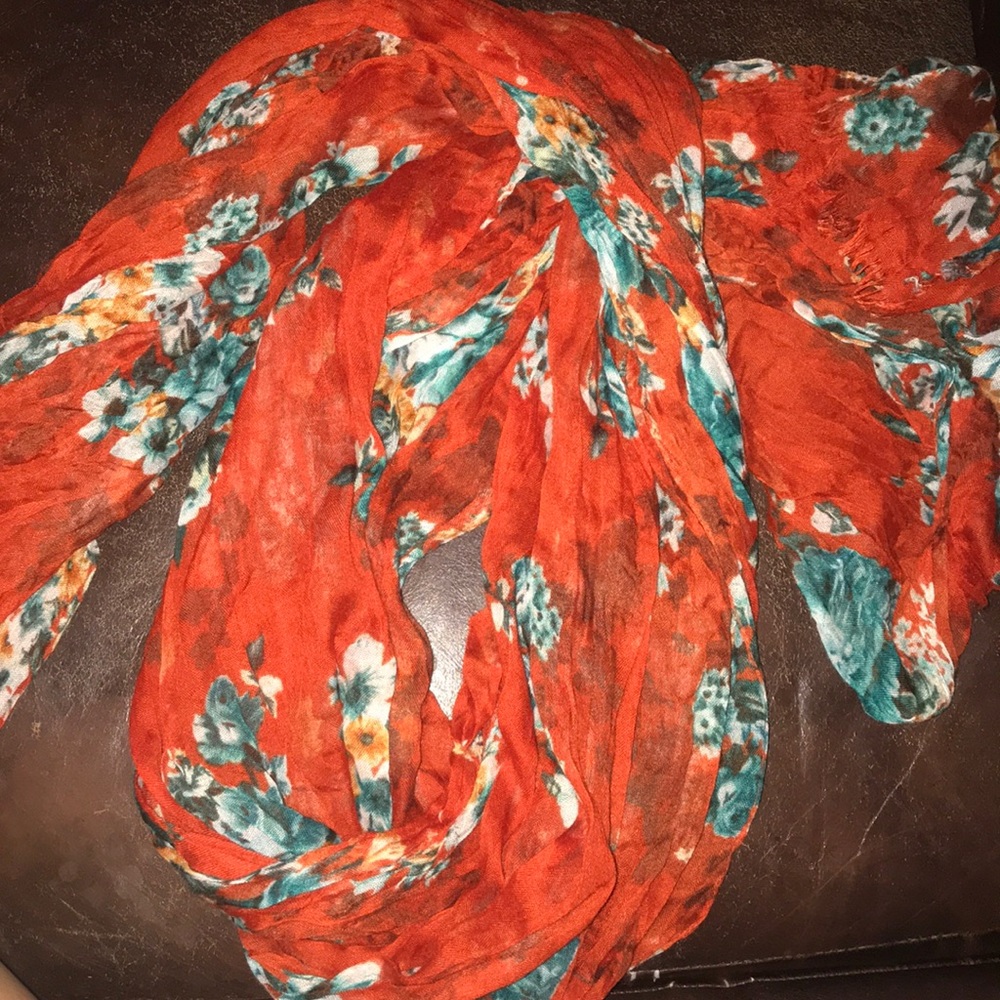 Floral scarf
